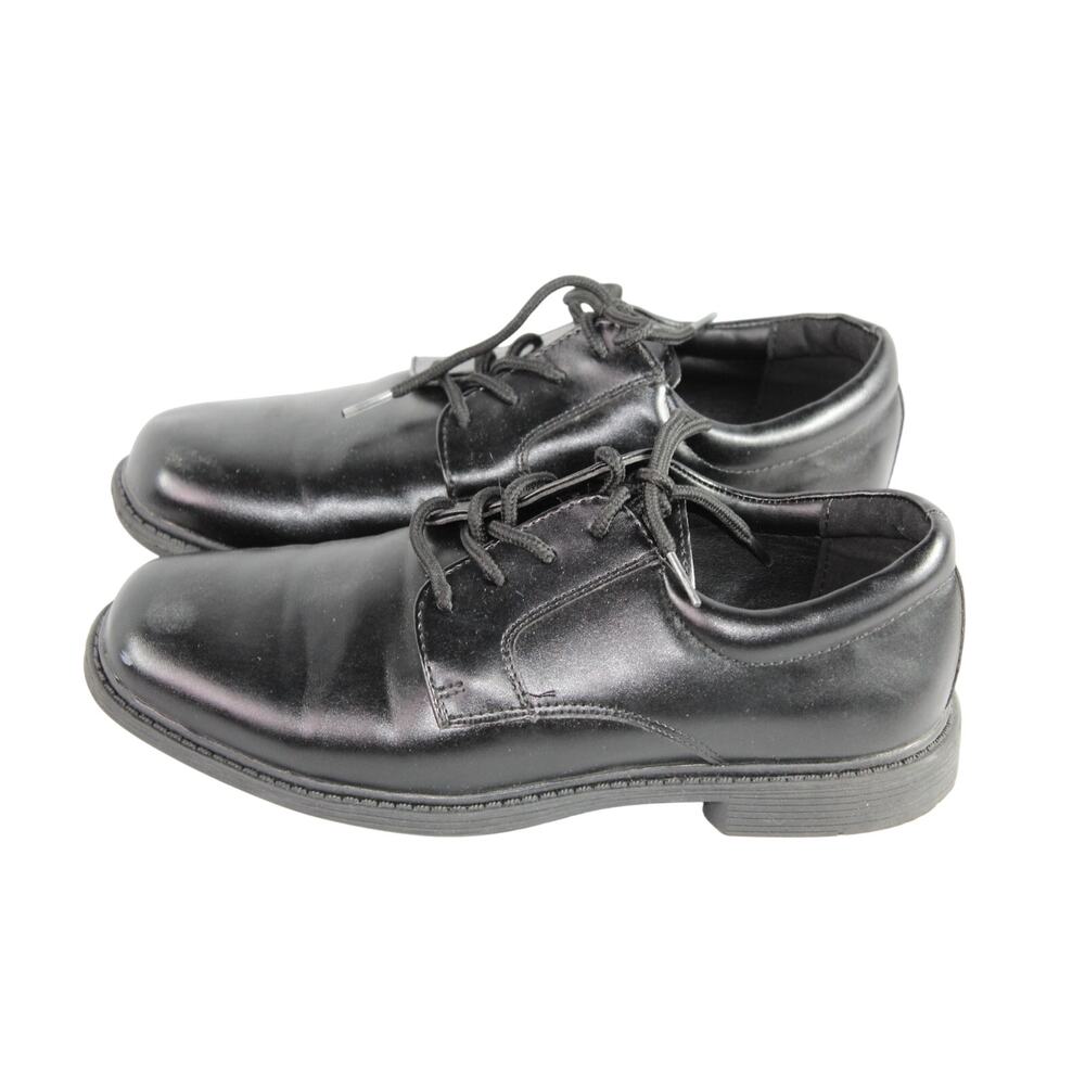 Stacy Adams Boys Black Oxford Dress Shoes Lace Up Formal School Uniform Size 4M